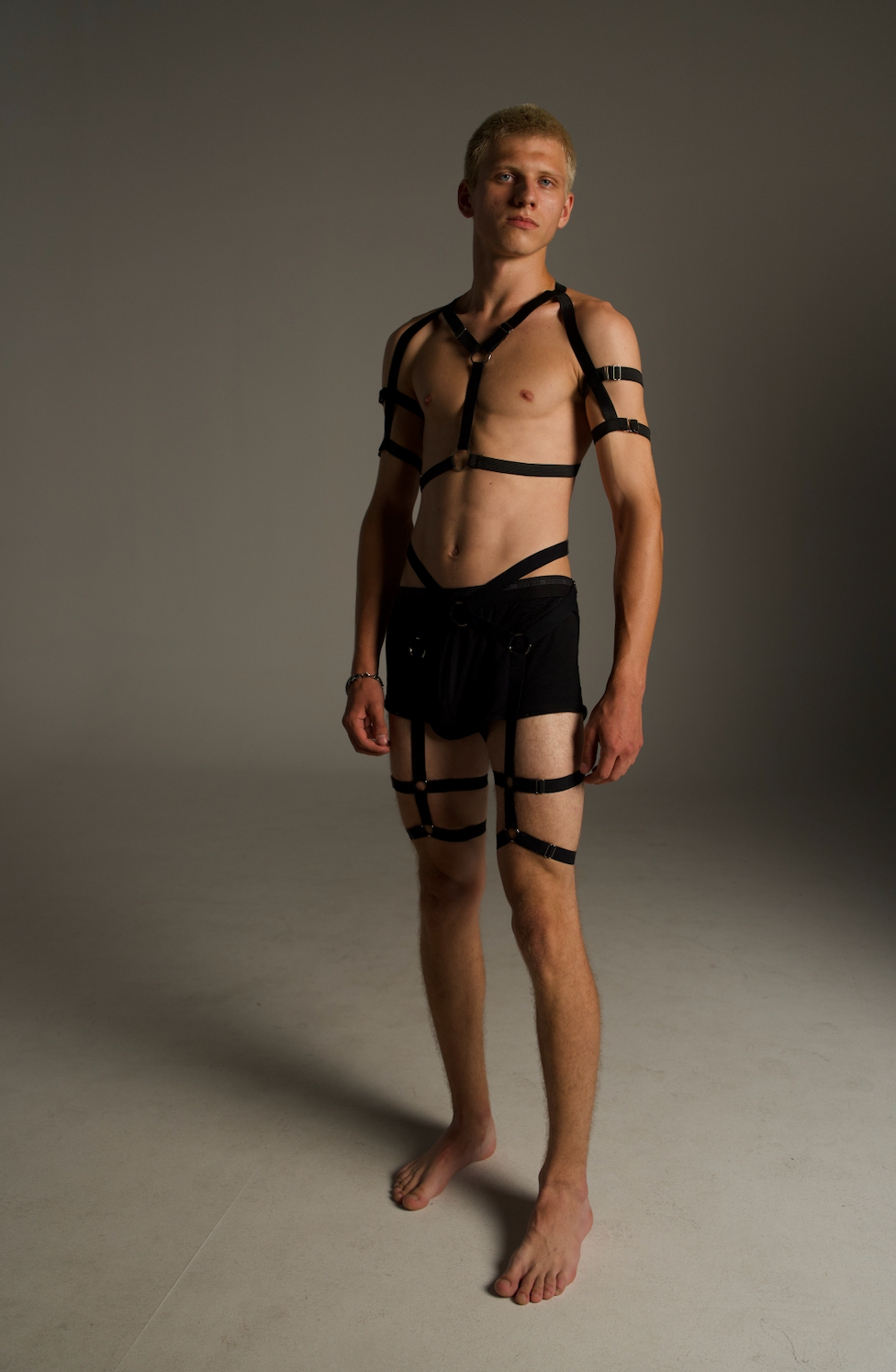 Mens Harness Set Elastic Full Body