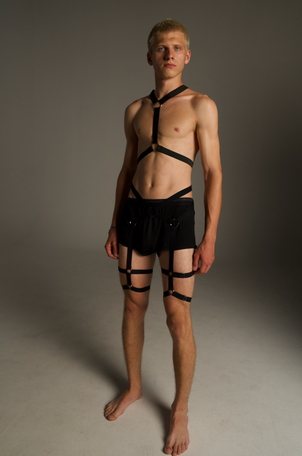 Mens elastic strap body gear set